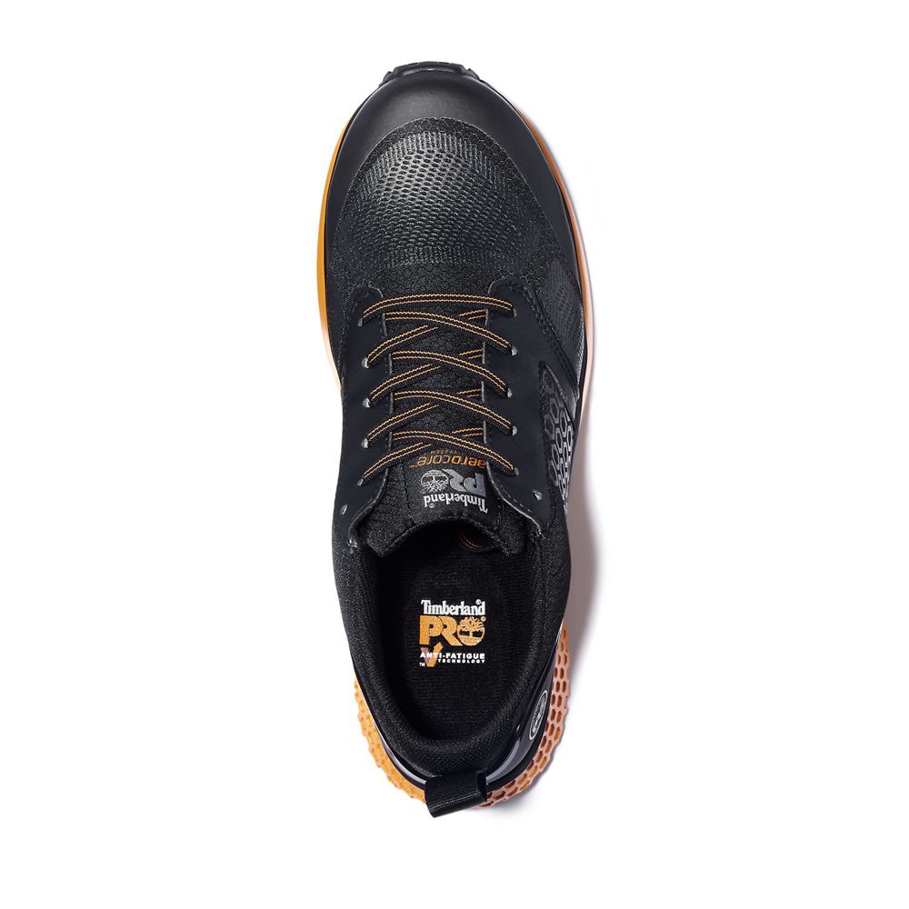 Zapatos De Seguridad Timberland Hombre Pro® Reaxion Comp Toe Negras/Naranjas - Chile PWZ-865972